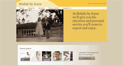 Desktop Screenshot of bridalsbyjoyce.com